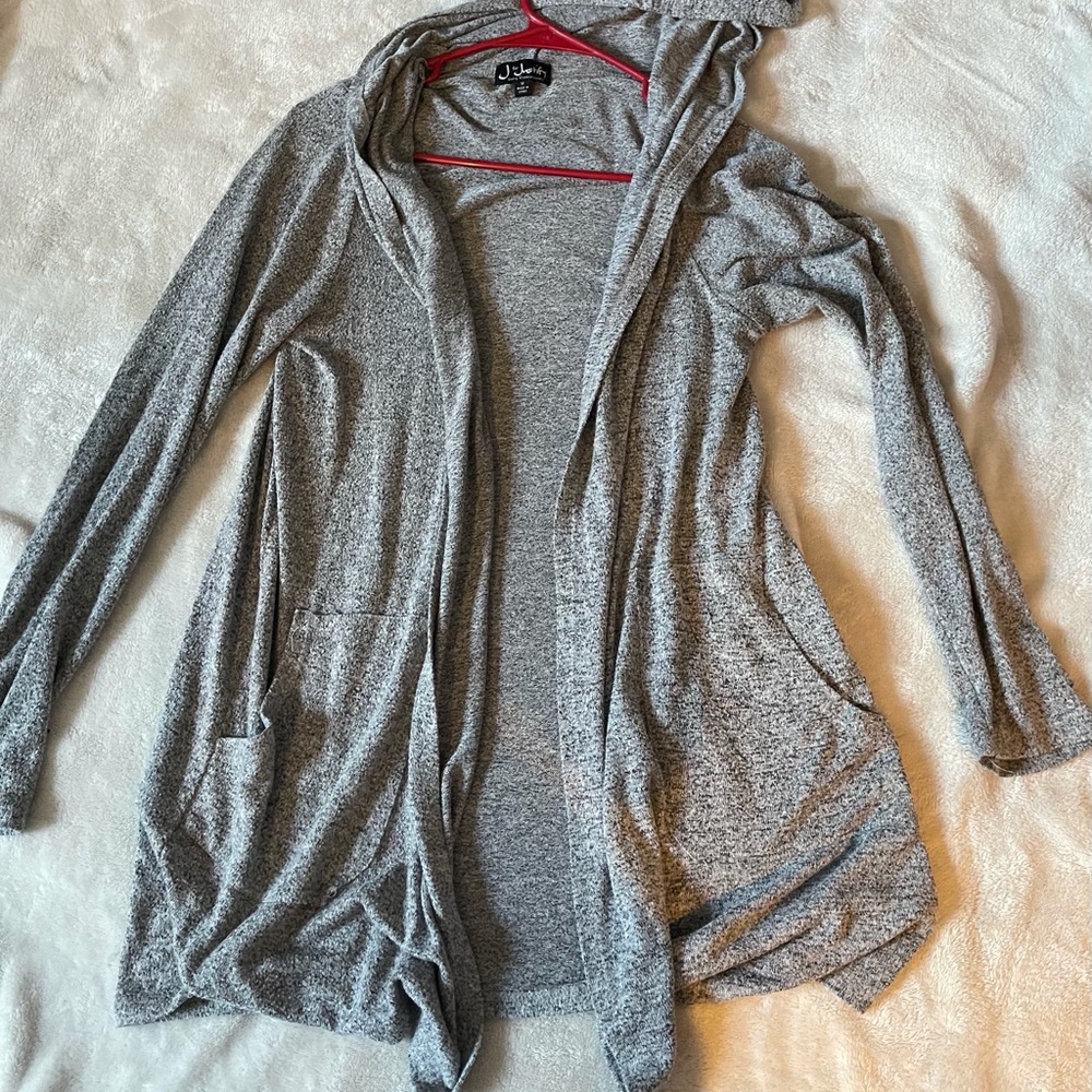 Grey cardigan